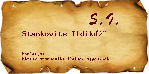 Stankovits Ildikó névjegykártya